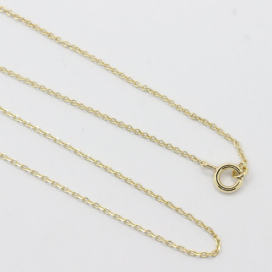 14k yellow gold plated chain