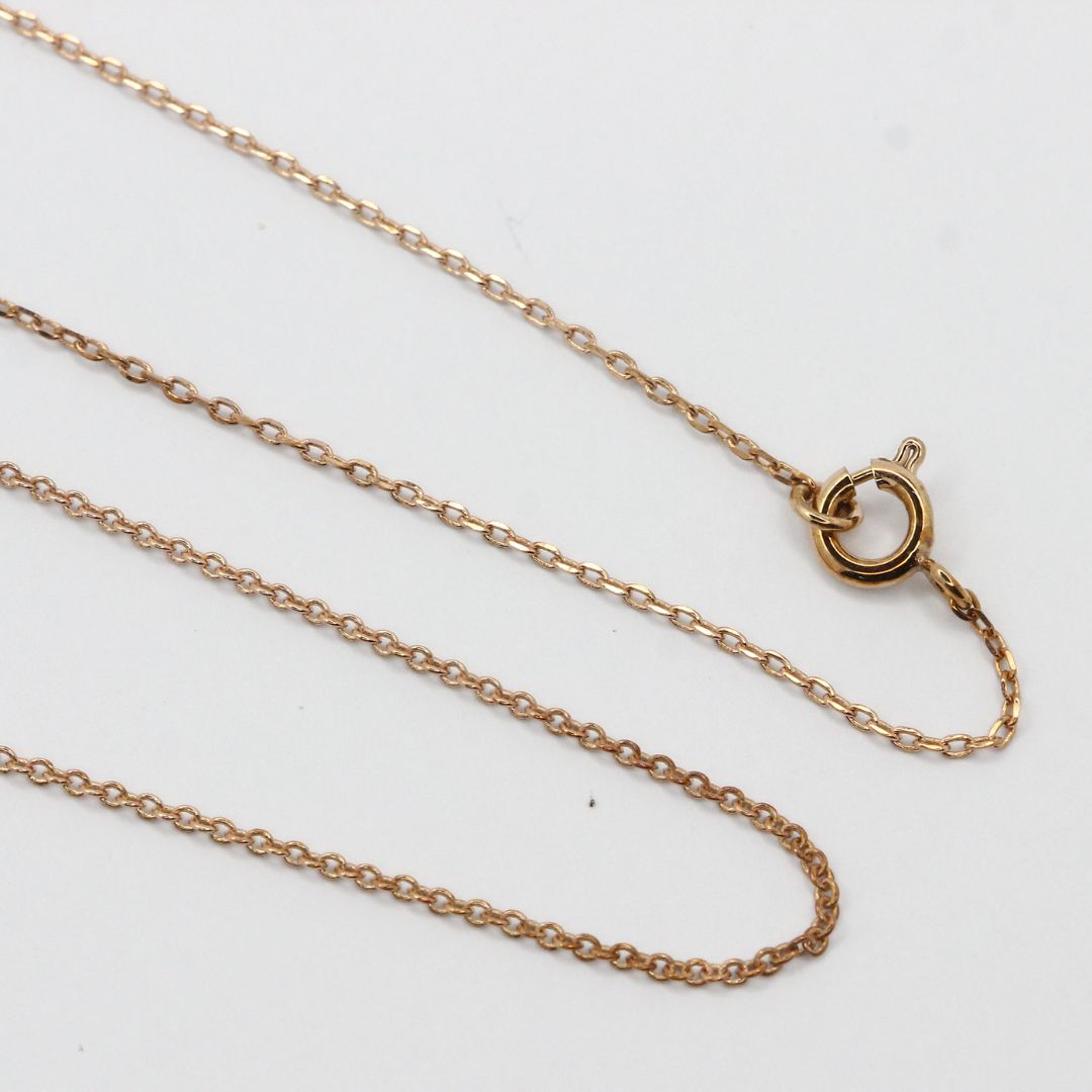 Rose gold plated chain
