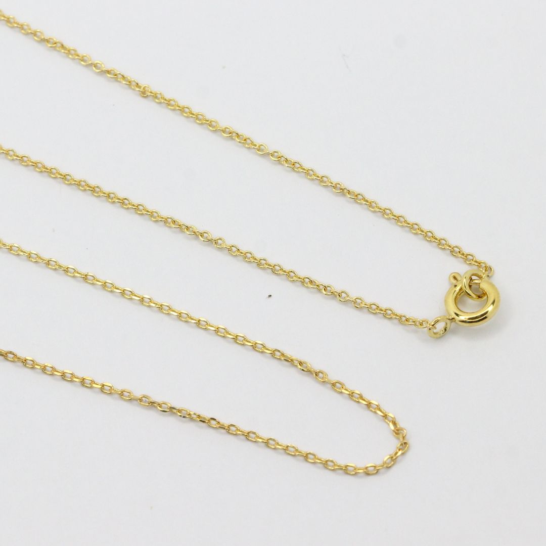 18k yellow gold plated chain