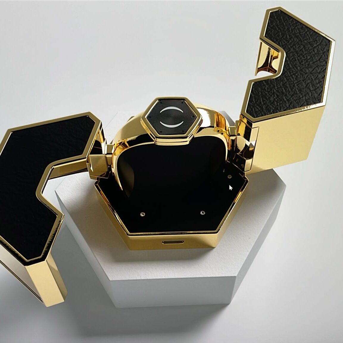 Breggz Zohn-1 wireless hearable with custom metal case crafted by Castimize